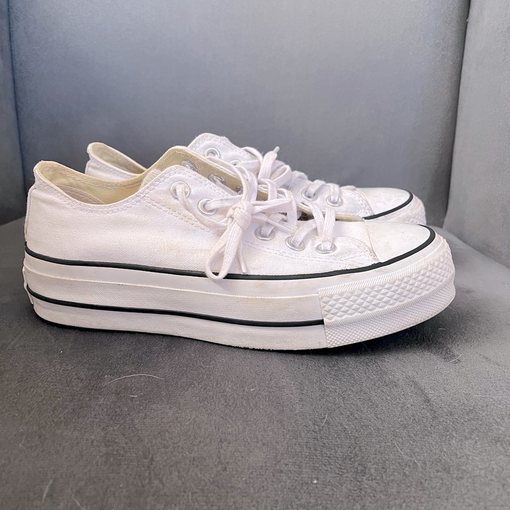 Converse All Star life chuck Taylor Platform canvas Sneakers size 6.5